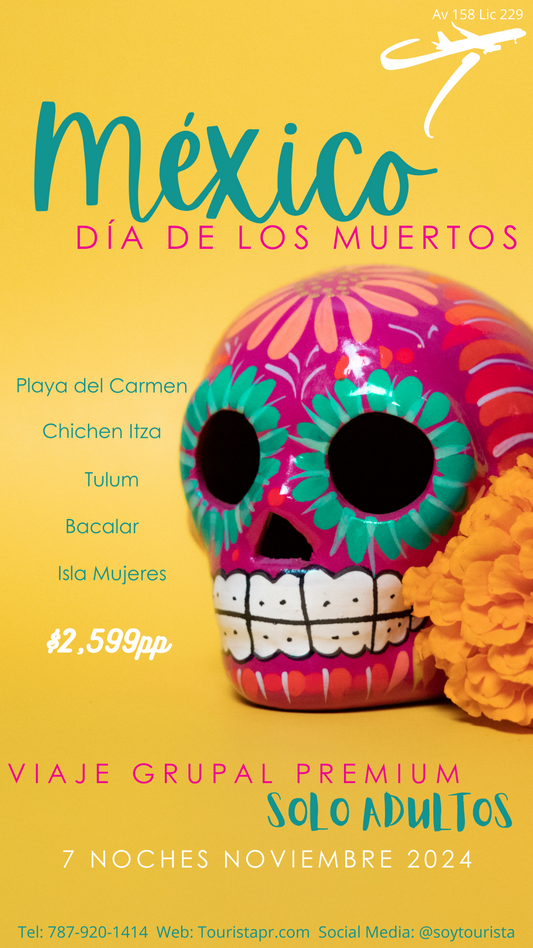 DIA DE LOS MUERTOS / MEXICO - ADULTOS  2024